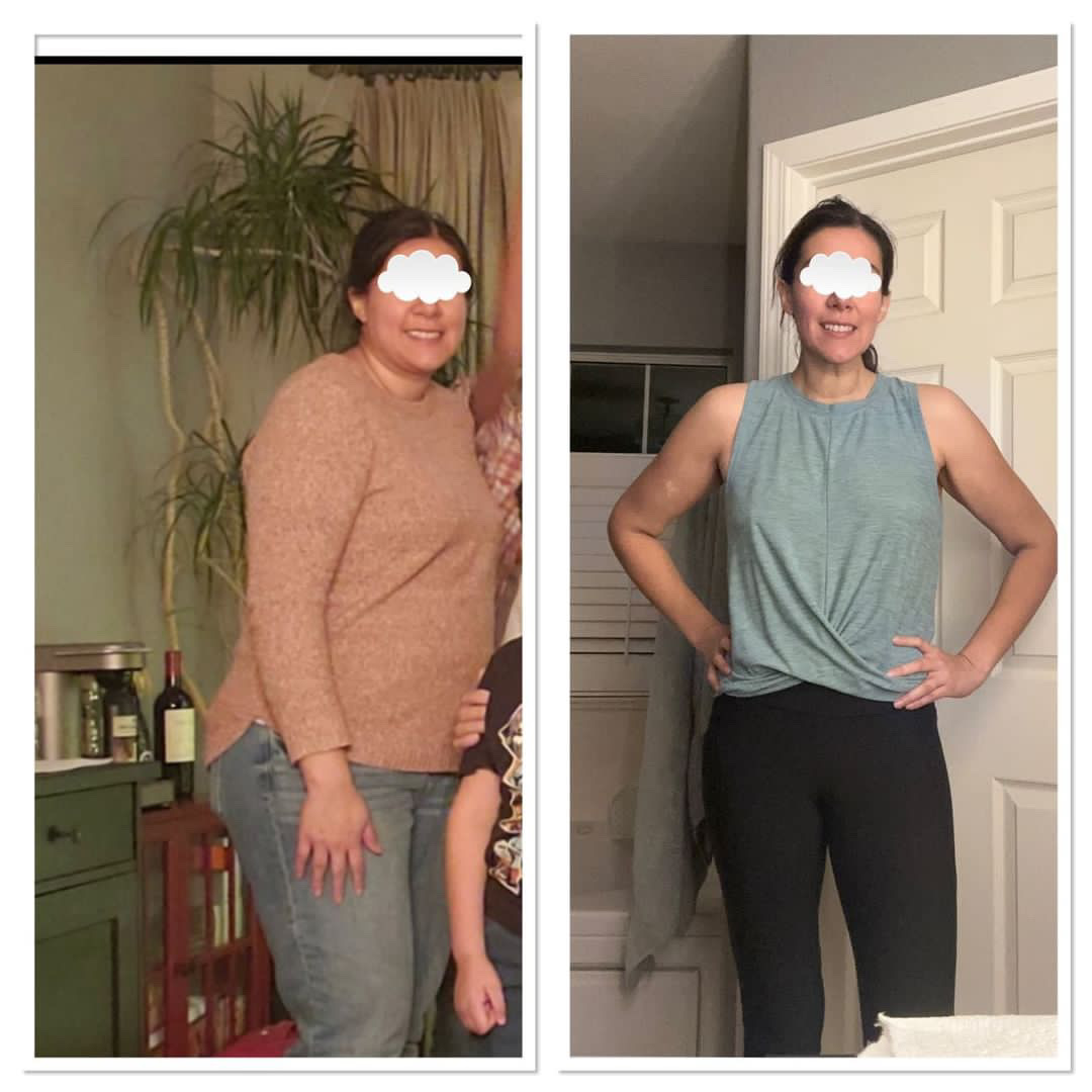 Before and After Image: Weight Loss - front